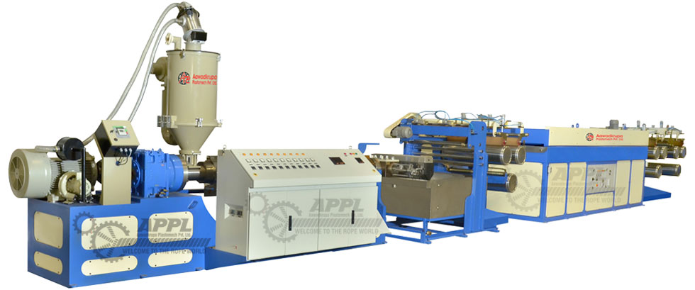 PP Tape Fibrillating Extrusion Line